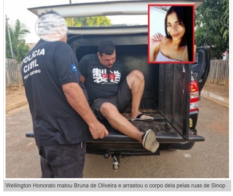 Caso que chocou o país: assassino que arrastou corpo da namorada em moto será julgado em Sinop