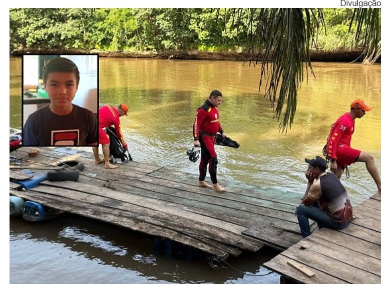 Menino de 10 anos é encontrado morto após desaparecer em rio de MT