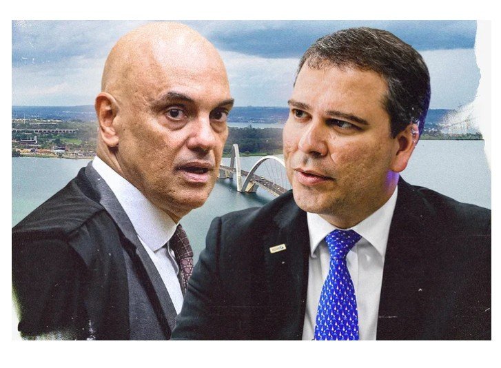 O encontro de Moraes com o presidente do BRB na mansão de Vorcaro, do Master. Vídeo
