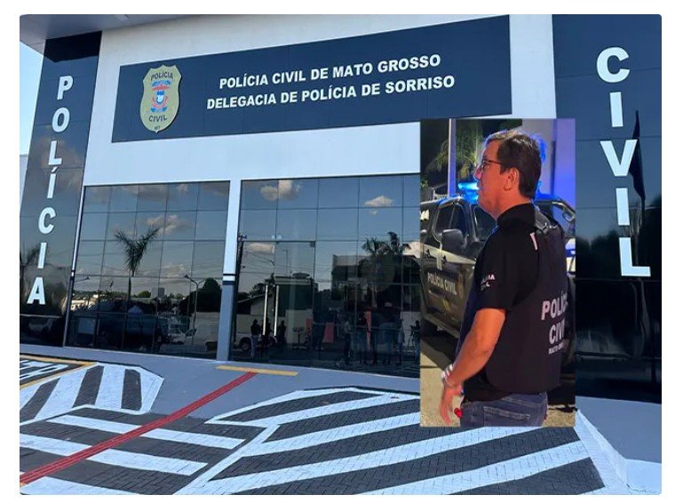 Policial civil é preso por estupro de presa em Sorriso no Nortão; presa é custodiada