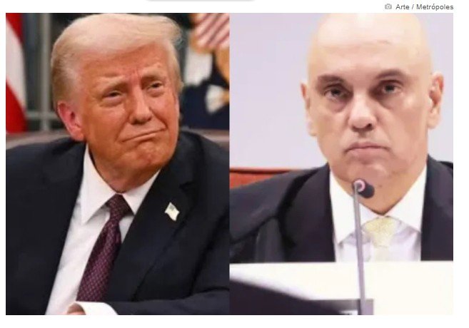 Em ação nos EUA, empresa de Trump associa Moraes ao escândalo Master