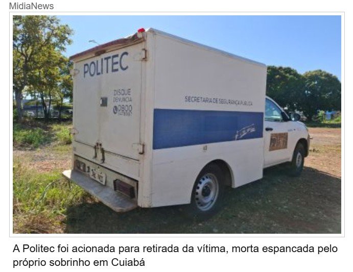 Homem mata o tio após receber foto dele com a namorada