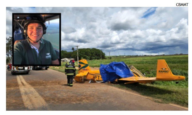 Piloto morre em queda de avião agrícola no interior de MT