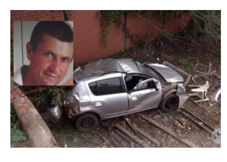 Motorista morre na hora após carro despencar de 4 metros