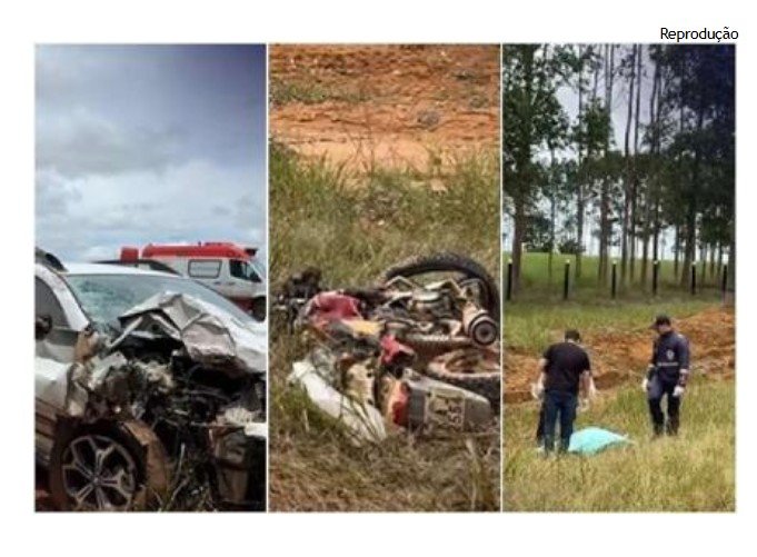 Motociclista de 70 anos perde controle da direção e morre após bater em veículo