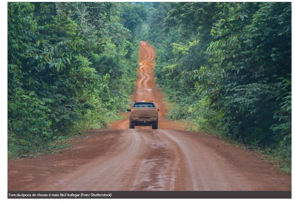 Entenda o motivo da rodovia Transamazônica não ter asfalto