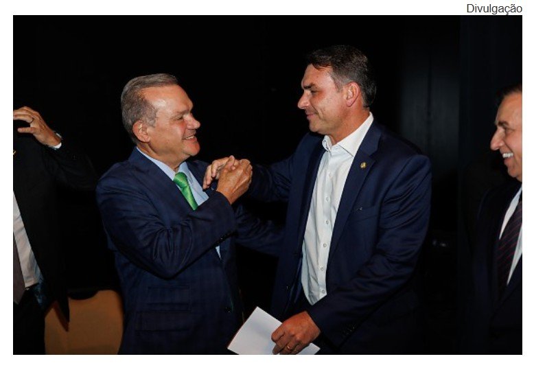 Flávio Bolsonaro 'crava' Fagundes ao Governo de MT durante encontro estratégico do PL