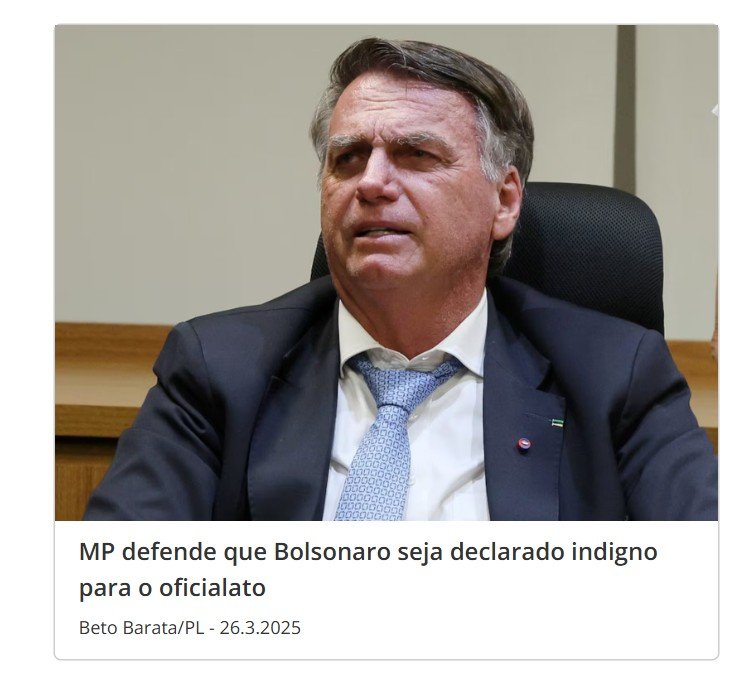 Justiça Militar notifica Bolsonaro para apresentar defesa em ação sobre perda de patente