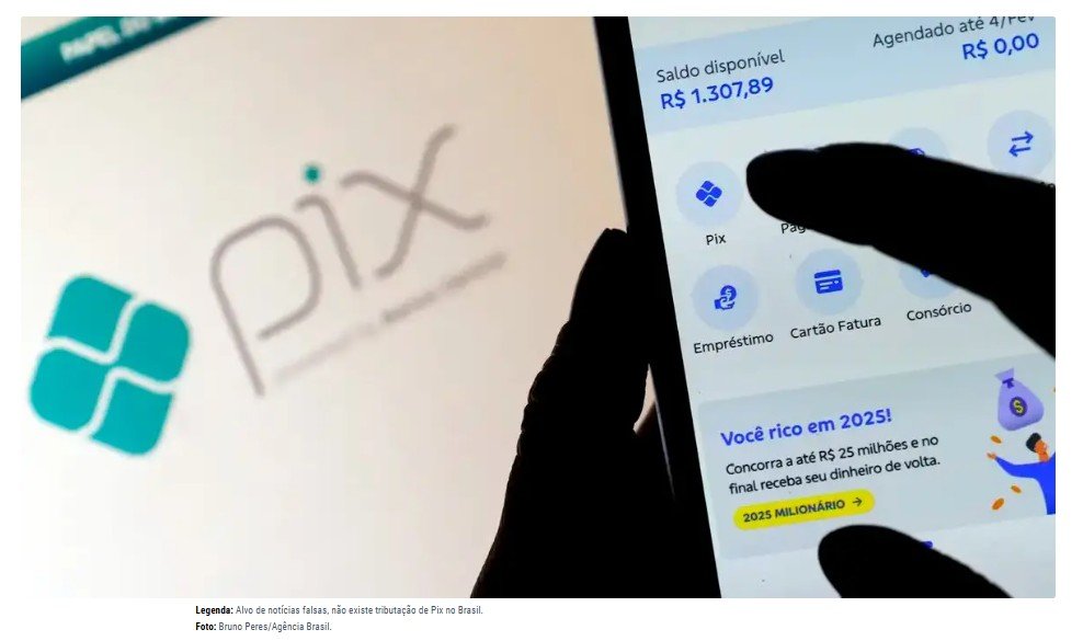 Receita Federal cruza dados de Pix na declaração de Imposto de Renda 2026?