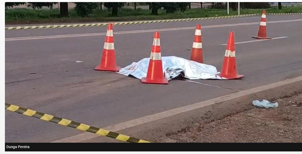 Mulher morre após ser atropelada por pick-up na BR-163 em Sinop
