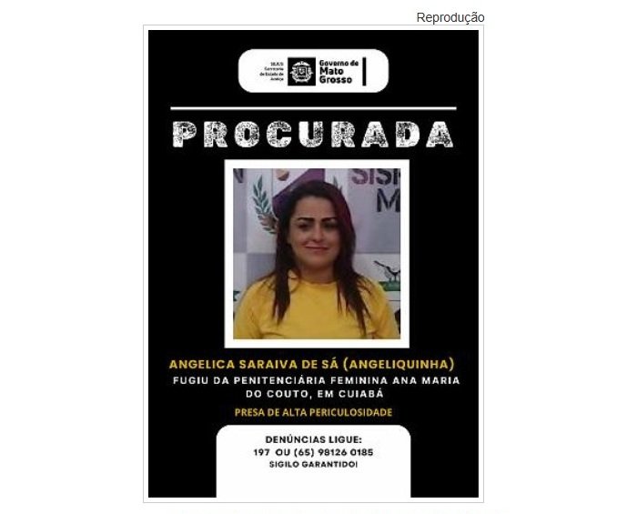 GCCO caça 'Angeliquinha', líder do CV que lavou mais de R$ 20 milhões pra facção