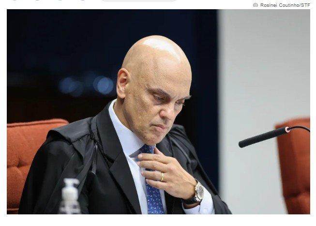 Moraes se pronuncia sobre suposta troca de mensagens com Vorcaro
