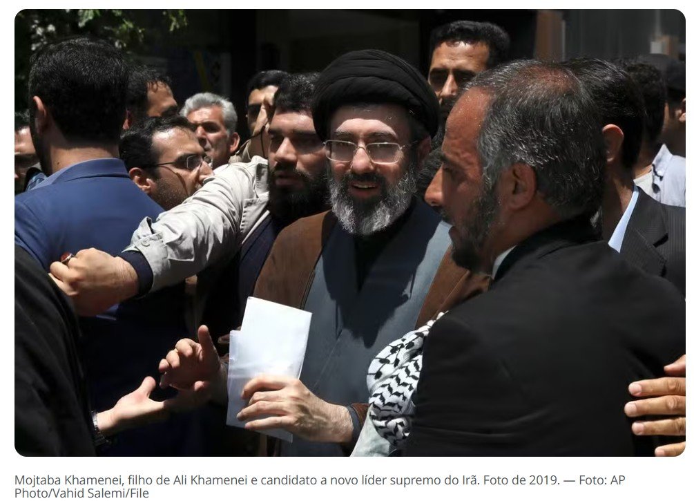 Irã nomeia Mojtaba Khamenei, filho de Ali Khamenei, como novo líder supremo