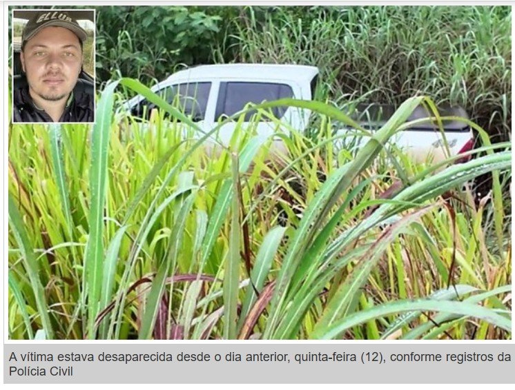 Empresário desaparecido é encontrado morto dentro de caminhonete na MT-110