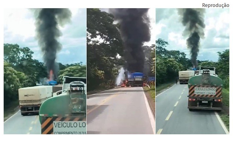 Motorista morre carbonizado após batida entre carretas na BR-364
