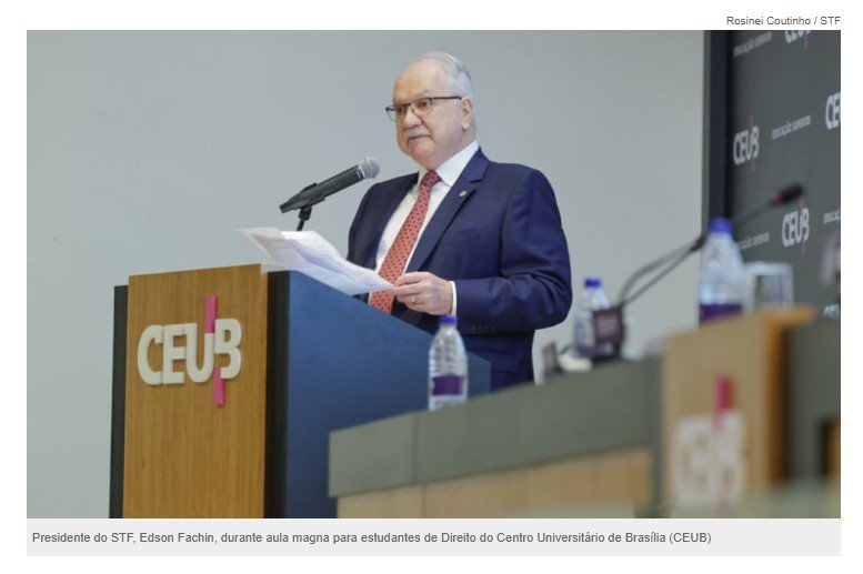 Em meio a polêmicas, Fachin diz que juiz deve ter ‘comportamento irrepreensível’