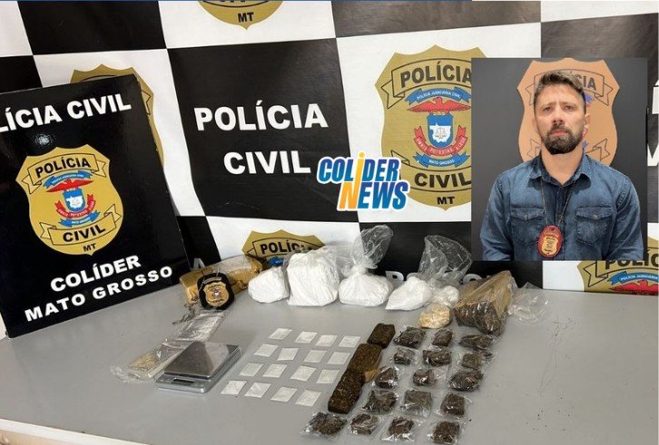 Traficante e preso pela PJC de Colíder com grande quantidade de drogas. (Vídeo)