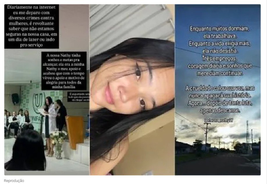 Estudante morta em sequestro por maníaco de Itaúba tinha 3 empregos e sonhava ser enfermeira