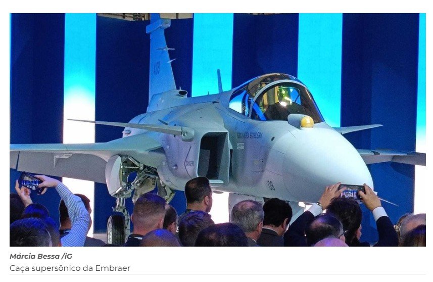 Embraer entrega primeiro jato supersônico produzido no Brasil
