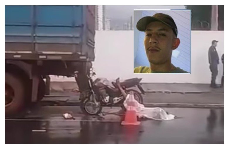 Jovem de 23 anos morre após bater moto em caminhão parado