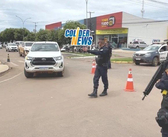 PM de Colíder lançou hoje mais uma fase da operação Centro Seguro. (Vídeo)
