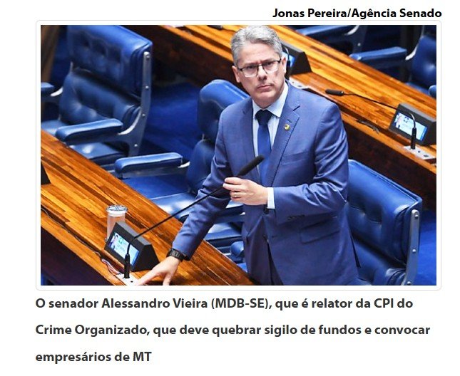 CPI no Senado mira quebra de sigilo de fundos e aliados de Mauro