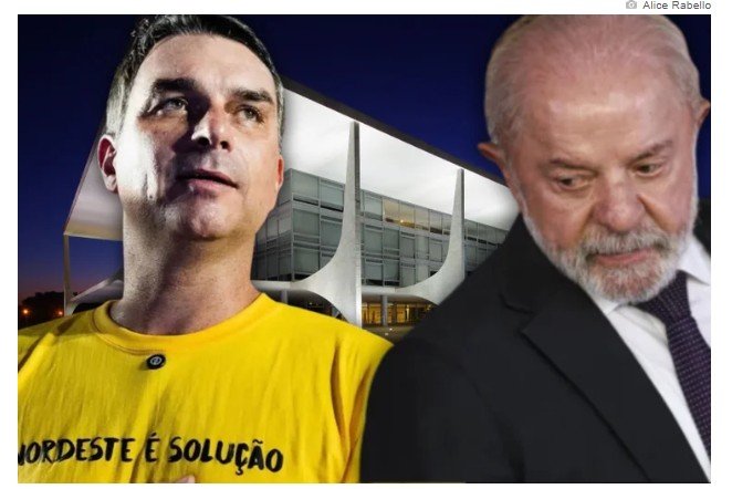 A pergunta que intrigou o Planalto na pesquisa Flávio x Lula