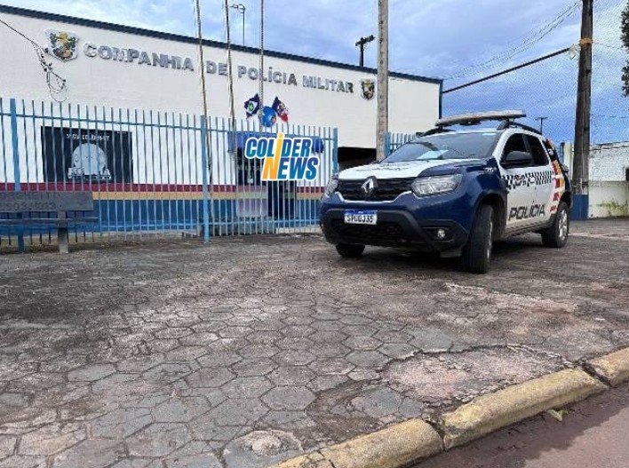 Homem em Colíder na MT-320 sem CNH e estado visível de embriagues no volante e preso.