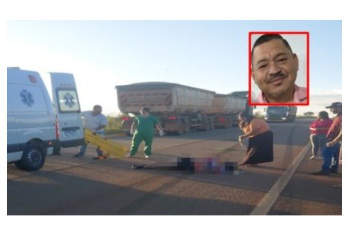 Assessor de prefeitura morre atropelado em rodovia de MT