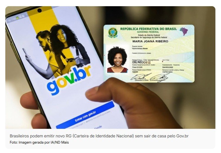 Fim do RG antigo: prazo final de emissão obrigatória da nova identidade é definido pelo governo