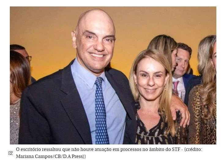 Pagamentos do Master a escritório de mulher de Moraes chegam a R$ 80 milhões