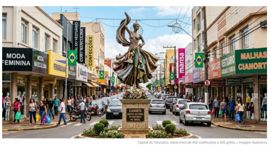 A Capital do Vestuário produz 60 milhões de peças por ano, 20% de todo o jeans, emprega metade da cidade e ainda tem vaga sobrando