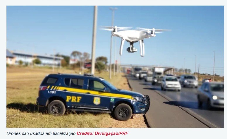 Drones da PRF já multam motoristas nas estradas; veja infrações que a tecnologia identifica