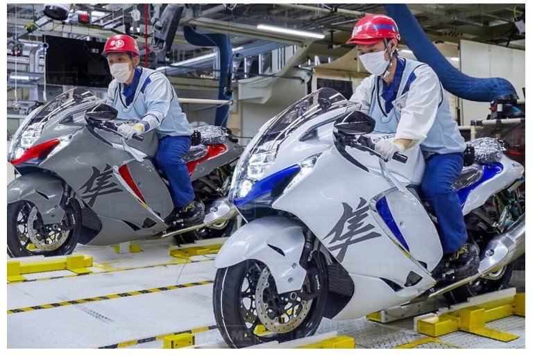 Enquanto a China automatiza a fabricação de motocicletas, o Japão constrói uma Suzuki Hayabusa à mão; é por isso que as motocicletas japonesas continuam sendo tão especiais