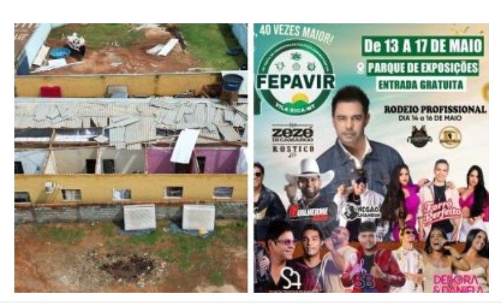 Cidade em emergência gastará R$ 1 milhão com shows em MT