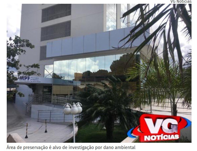 MPF investiga exploração mineral ilegal e desmatamento em Colíder