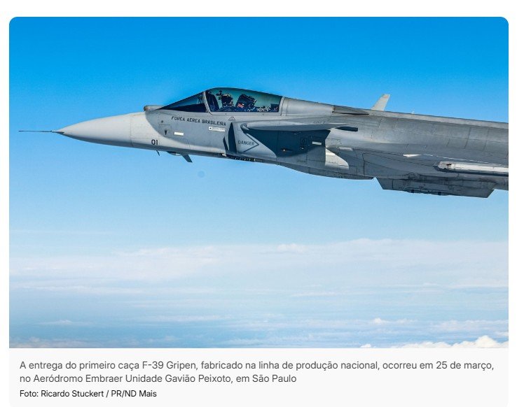 Brasil garante 36 supersônicos em meio à guerra entre Irã e EUA e domina produção de caças