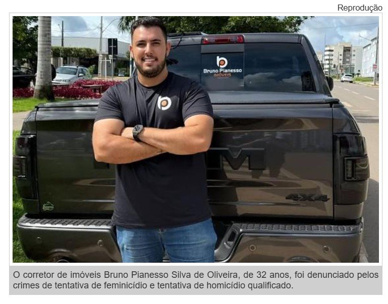 MP denuncia corretor de imóveis que tentou matar ex-mulher a tiros em Sorriso e cobra R$ 1 milhão de indenização