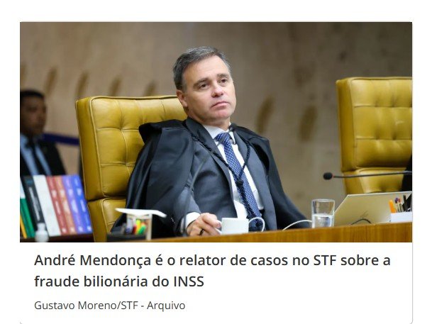 CPMI do INSS: Mendonça recebe relatórios que pediram indiciamentos de Lulinha e Bolsonaro