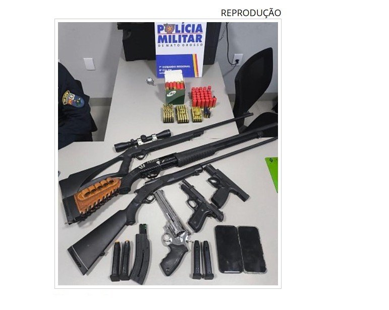 Operação Território Livre prende 35 suspeitos e apreende 8 armas