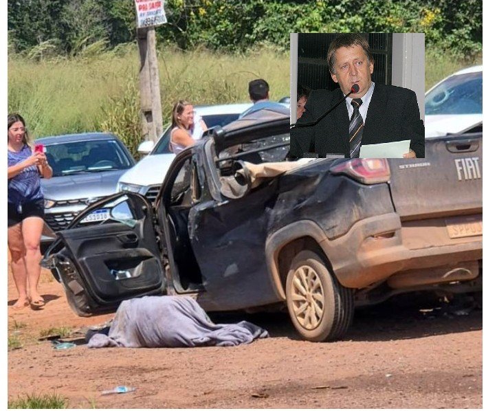 Presidente da Câmara de Sinop, Remídio Kuntz, morre em acidente na BR-163