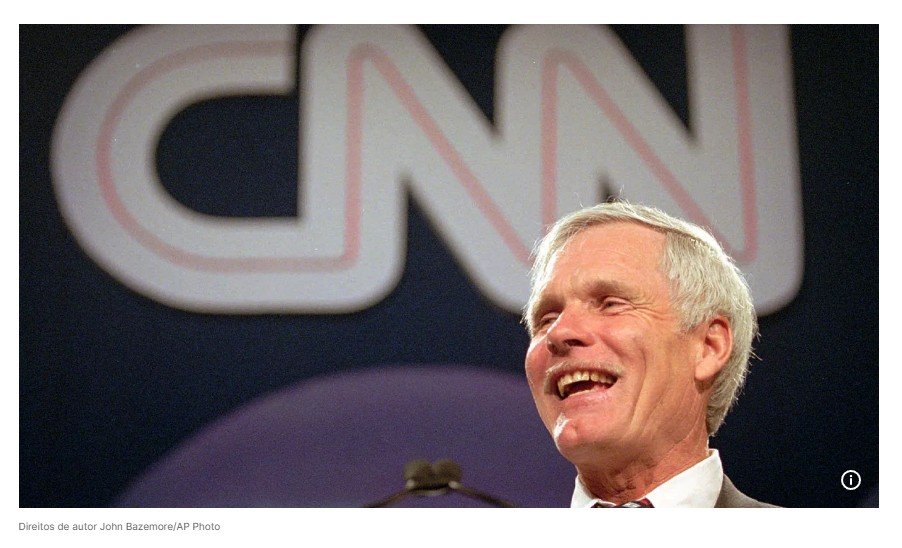 Ted Turner, fundador da CNN, morre aos 87 anos
