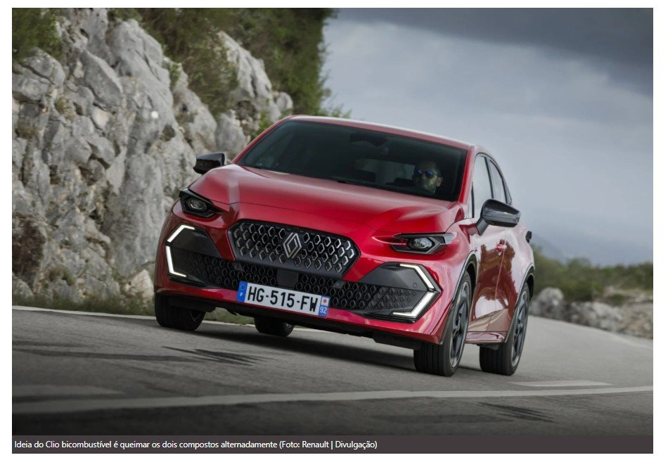 Nem elétrico, nem híbrido: novo Renault Clio usa combustível barato e roda 1.450 km sem reabastecer -