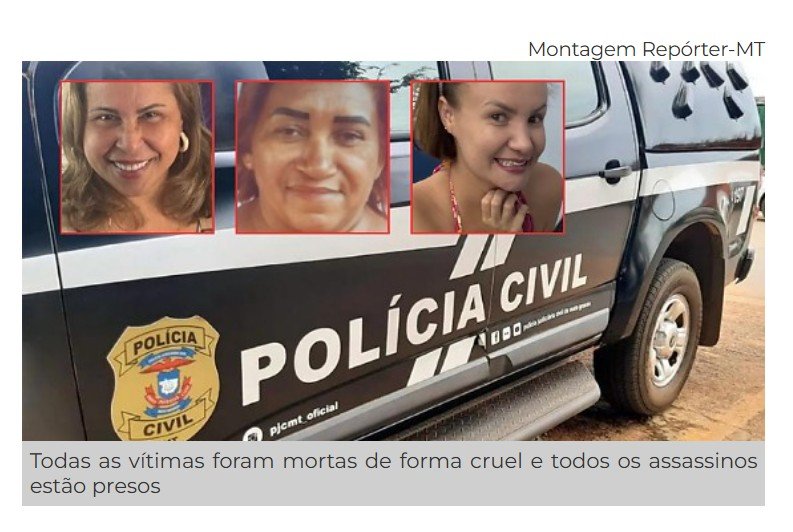 Mato Grosso tem 16 mulheres assassinadas em 2026; três foram mortas em apenas uma semana