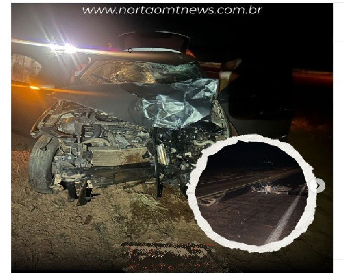 Motociclista morre em acidente na MT-320 entre Colíder e Nova Santa Helena.