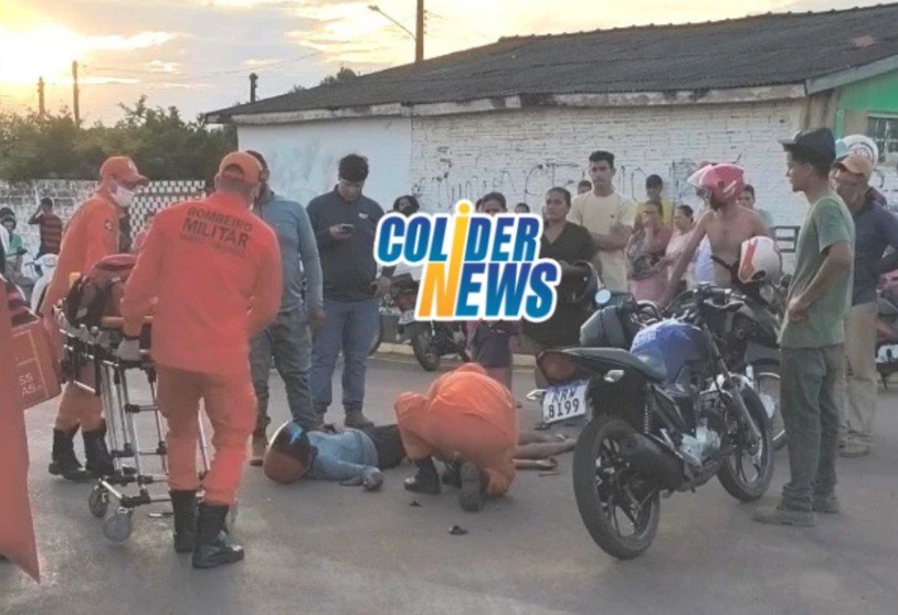 Mulheres ficam feridas em acidente na rotatoria no Celidio em Colíder. (Vídeo)