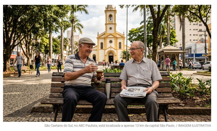 Aposentados após os 60 vivem bem aqui: a cidade líder em longevidade e qualidade de vida para quem busca tranquilidade e bem-estar