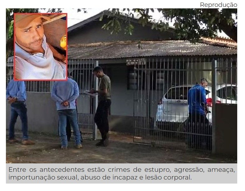 Homem que estuprou e matou mulher casada a pauladas em cidade de MT havia sido preso 14 vezes