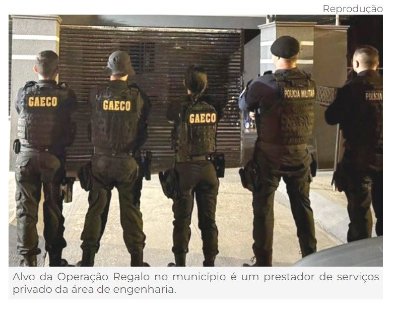 Engenheiro civil contratado pela Prefeitura de Colíder é alvo do Gaeco por fraude e propina