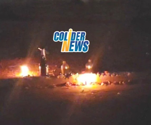 Motorista em Colíder flagra despacho em frente Cemiterio do Bom Jesus. (Vídeo)